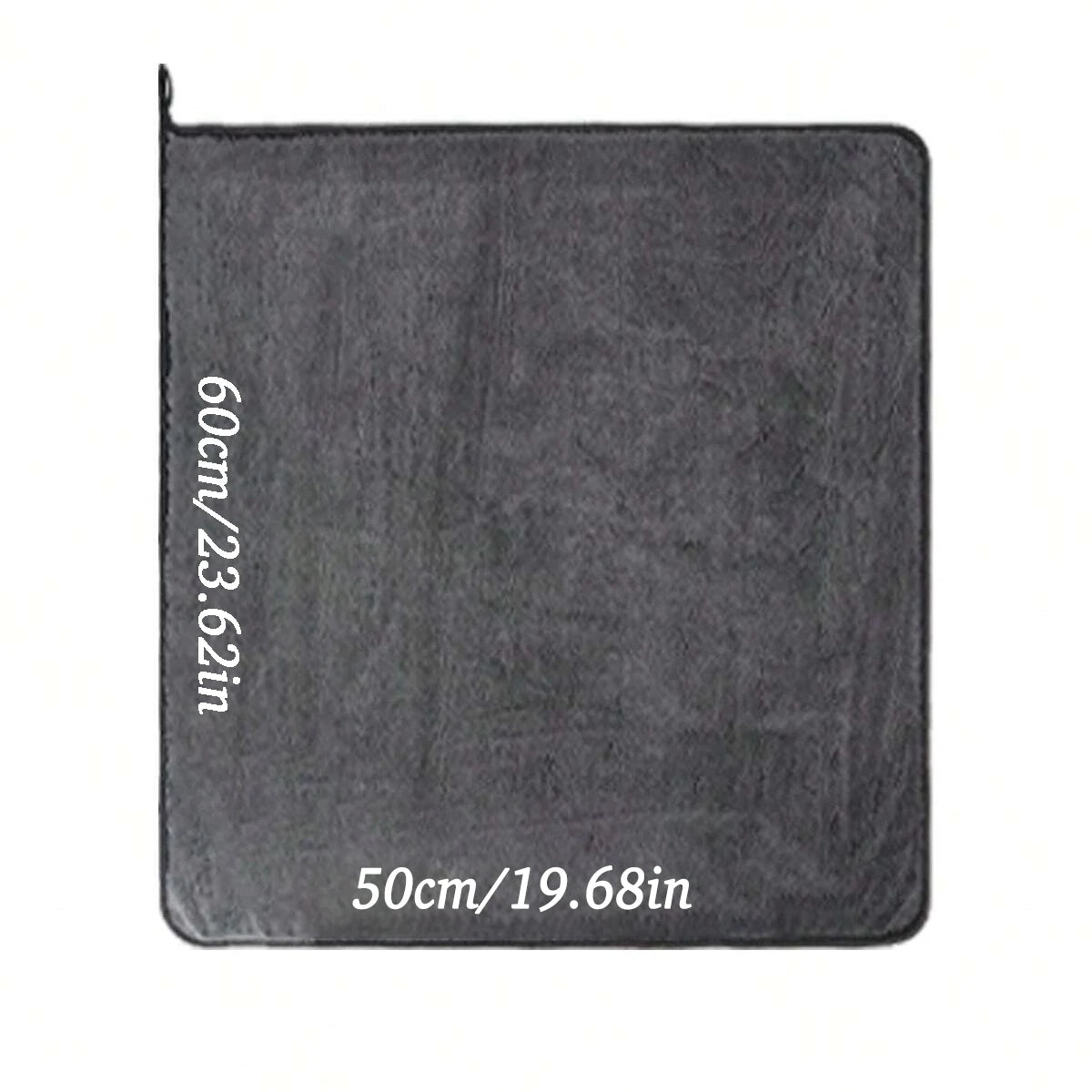 Dark Gray Car Microfiber Towel - Oversized Ultra Absorbent Cleaning Cloth for Car Wash & Detailing