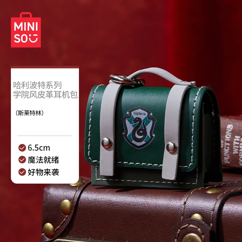 Harry Potter College Style Leather Bag β Portable Headset Protection & Storage Ba