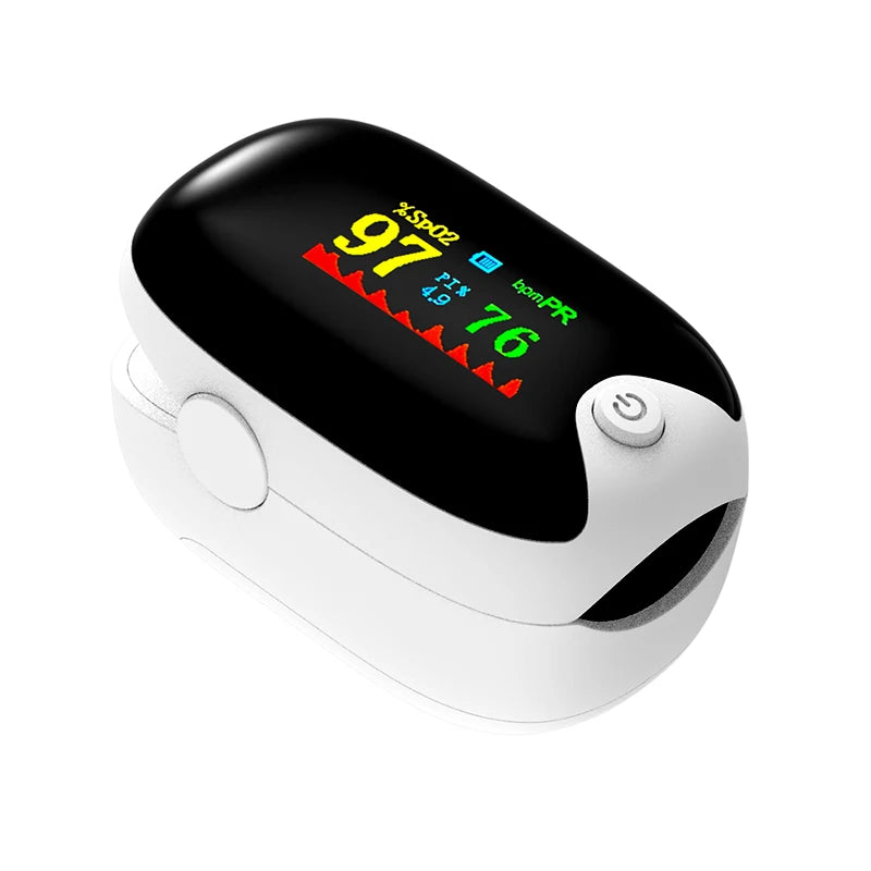 Medical Finger Pulse Oximeter – Oxygen Saturation, Heart Rate Monitor for Adults and Children, Pediatric Health Care Tool