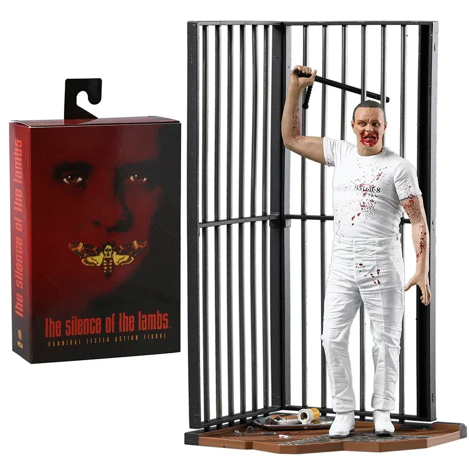 NECA Hannibal Lecter Action Figure — The Silence of the Lambs Horror Collectible Toy Doll