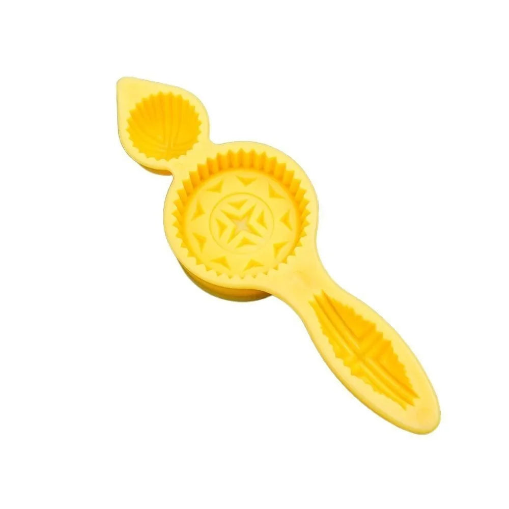 Yellow Plastic Maamoul Cookie Mold β Portable Baking Tool for Chocolate, Rice Balls & Middle Eastern Pastry Making
