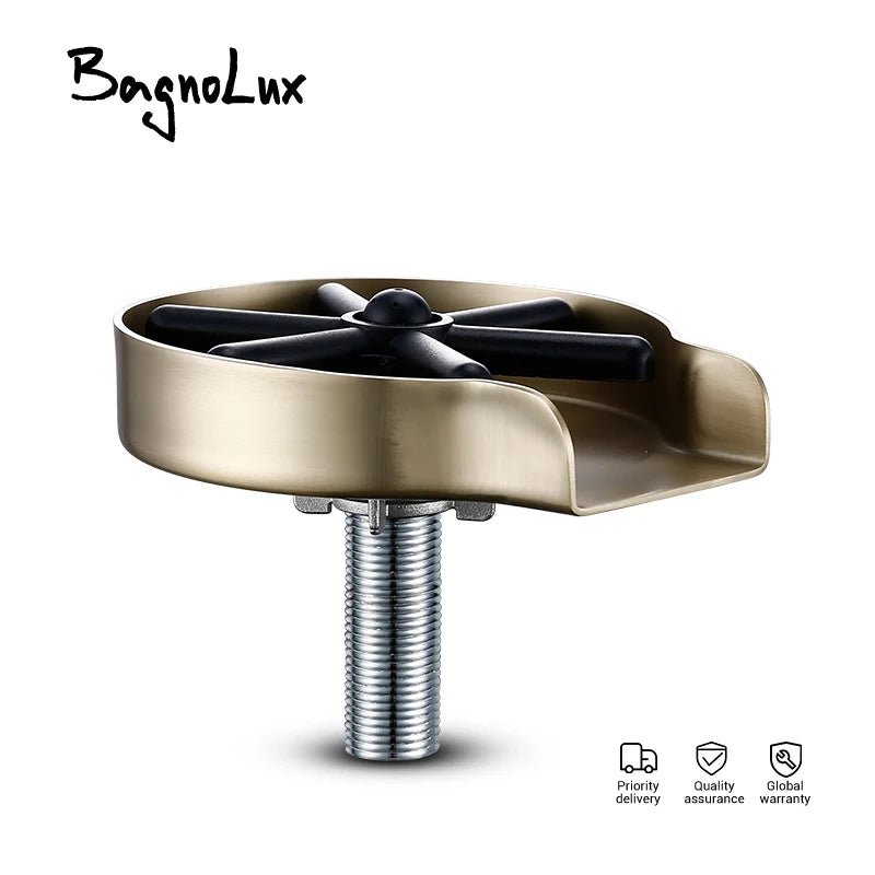 Stainless Steel Sink Faucet Glass Rinse Cup β High-Pressure Automatic Washer for Home, Bar, Coffee & Tea