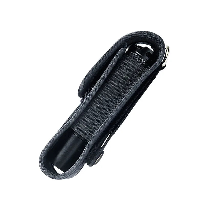 Molle Flashlight Holster - Nylon Tactical Torch Pouch Belt Holder for T305 T309 T410 Camping Outdoor EDC Tools