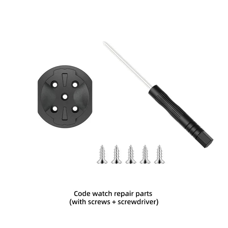 Ultralight Bicycle Computer Mount Base - Repair Kit for Garmin, Xoss, iGPS & Bryton Cycling Speedometers