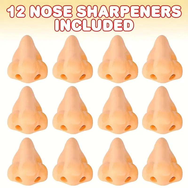 Funny Nose-Shaped Pencil Sharpener - Creative School Supplies, Kids’ Party Favors, and Classroom Prizes