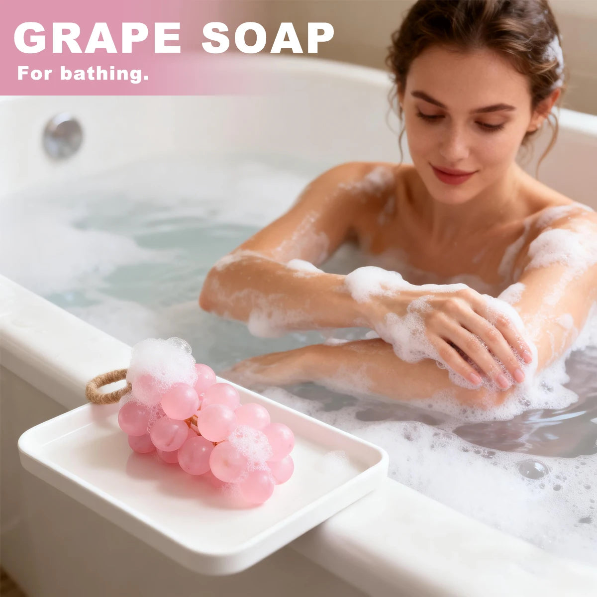 Organic Grape Seed Oil Soap - Anti-Aging Moisturizing Cleanser for All Skin Types