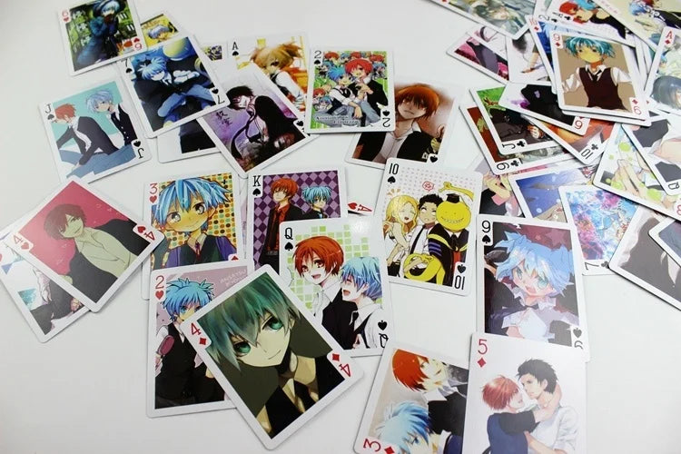 Assassination Classroom Korosensei Poker Cards - Anime Cartoon Collectible Accessories