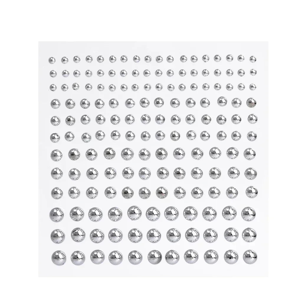 180pcs Fake Piercing Stickers - Non-Piercing Nose Lip Belly Eyebrow Jewelry Adhesive Body Accessories