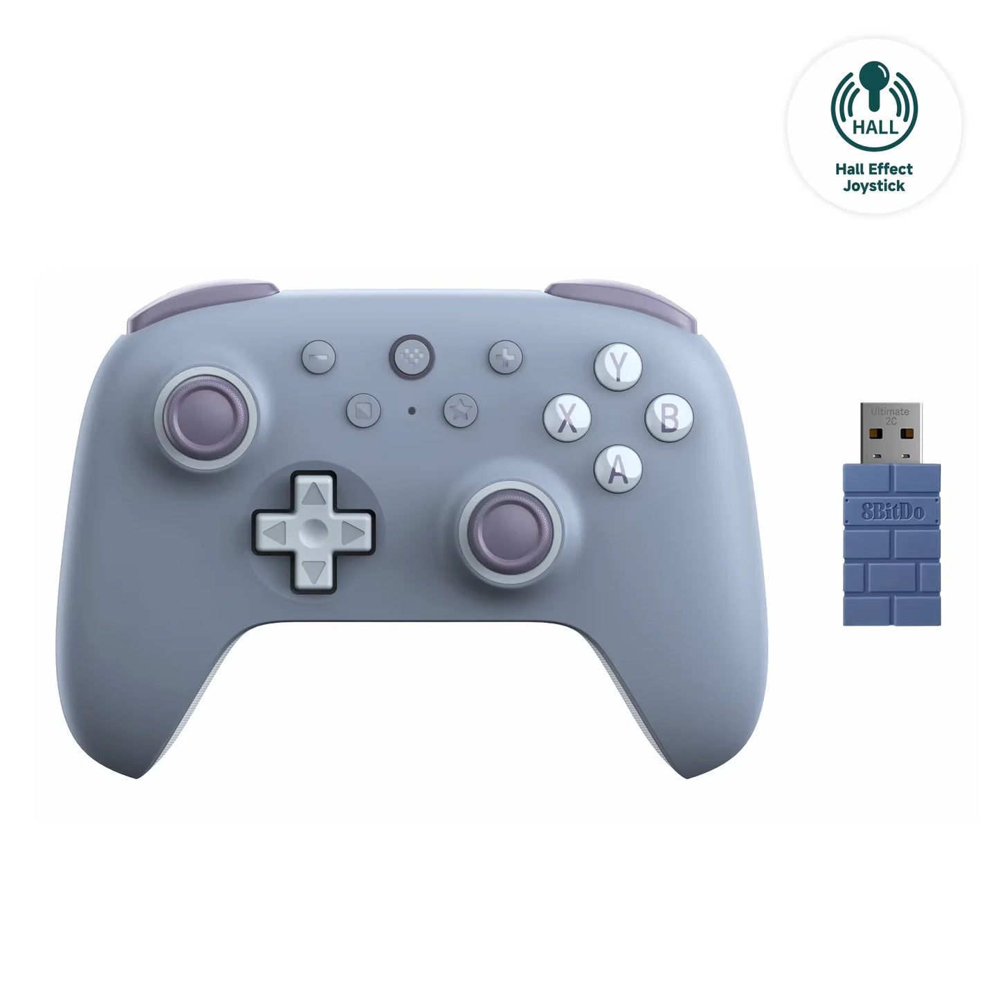8BitDo Ultimate 2C Wireless Gaming Controller – Hall Effect Gamepad for PC, Windows, Steam Deck, Raspberry Pi & Android