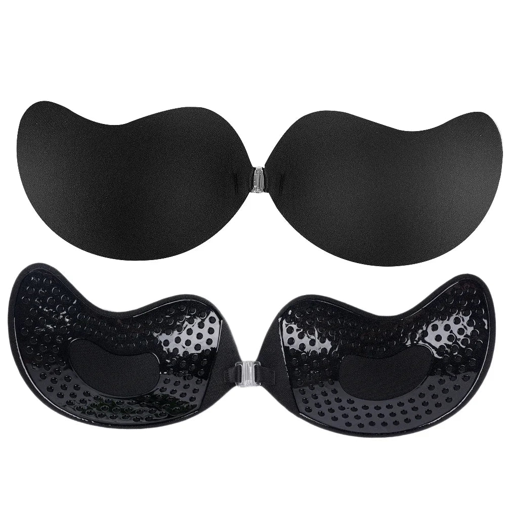Large Size Reusable Nipple Cover Stickers β Silicone Push-Up Bra Pads for A-D Cup Strapless Lingerie & Wedding Wear