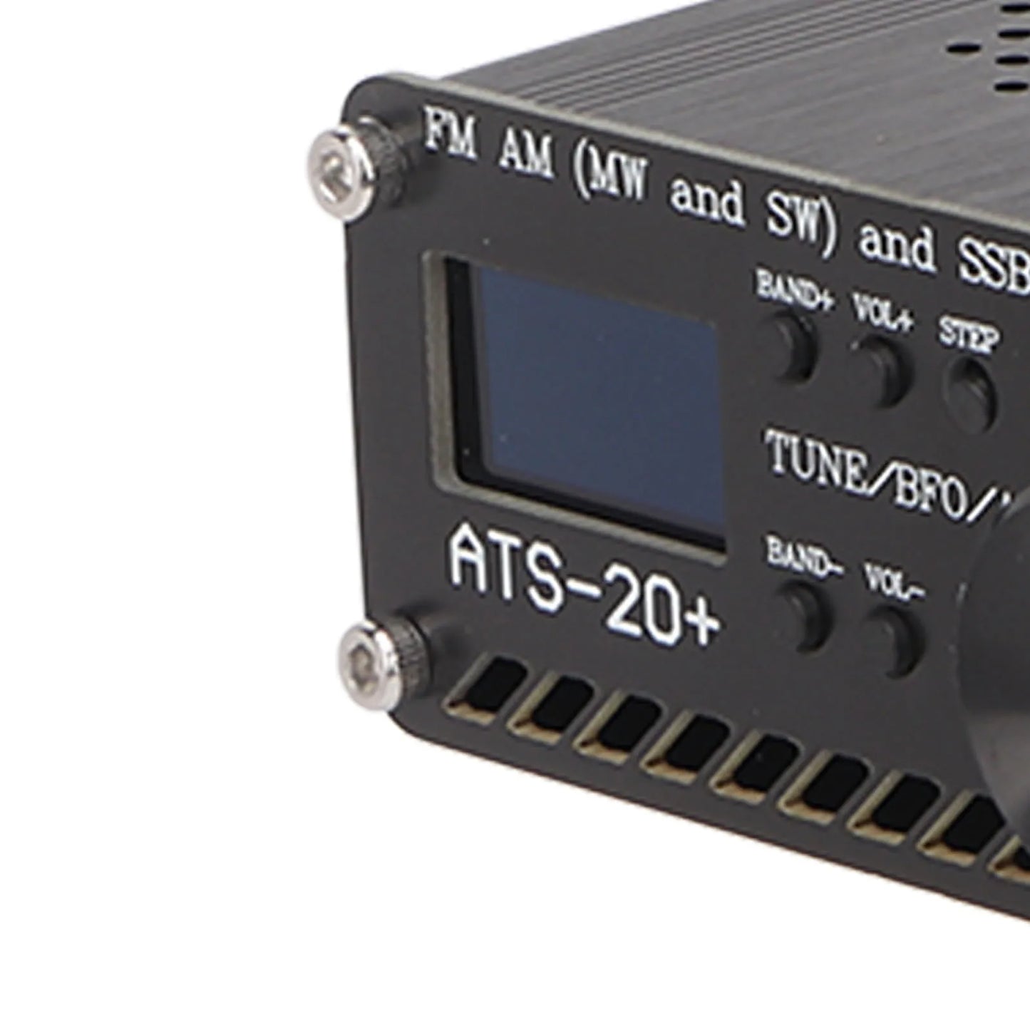 ATS-20+ Portable World Band Radio Receiver – Easy-to-Read Digital Display, Lightweight for Home & Outdoor Camping