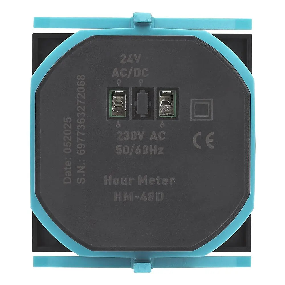 Samwha DSP HM-48 / HM48D Hour Meter β Digital Equipment Runtime Counter Gauge Industrial Timer Display