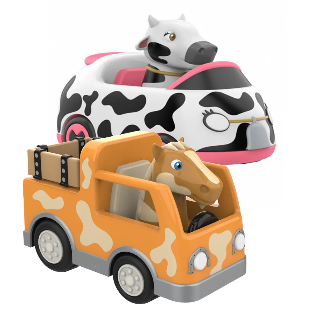 La Granja De Zenon Bartolito Pull-Back Toy Car – Inertia Car Set for Kids 1-3 Years, Birthday Gift