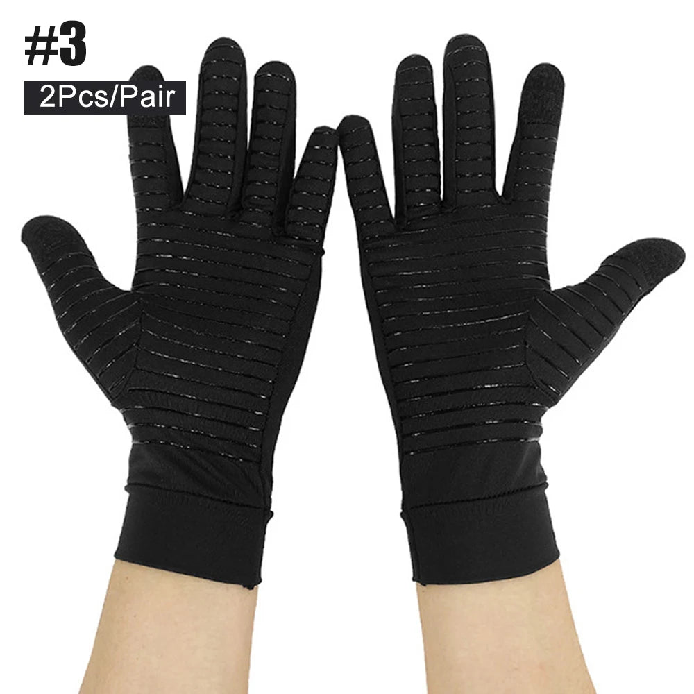 Copper Arthritis Compression Gloves β Fingerless Hand Support for Pain Relief, Swelling & Carpal Tunnel