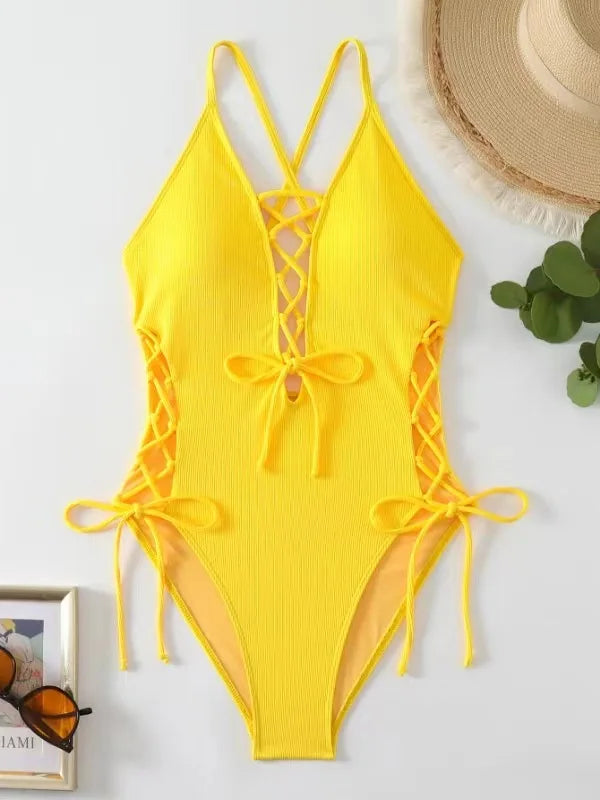 Women’s Floral Tankini Swim Set - Adjustable Strap Vest Top & Drawstring Shorts Bikini Beachwear for Summer