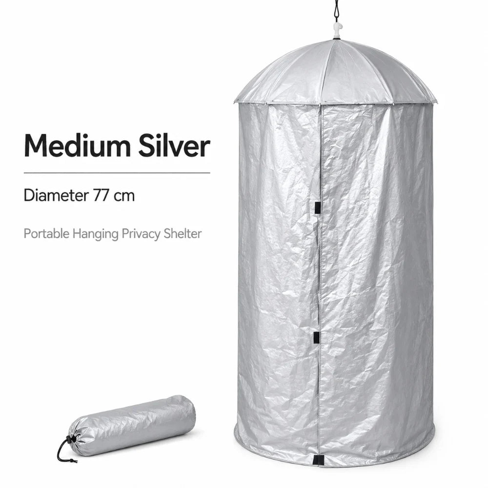 Portable Pop-Up Privacy Shelter - Hanging Changing & Shower Tent for Camping, Car Tailgate & Outdoor Use