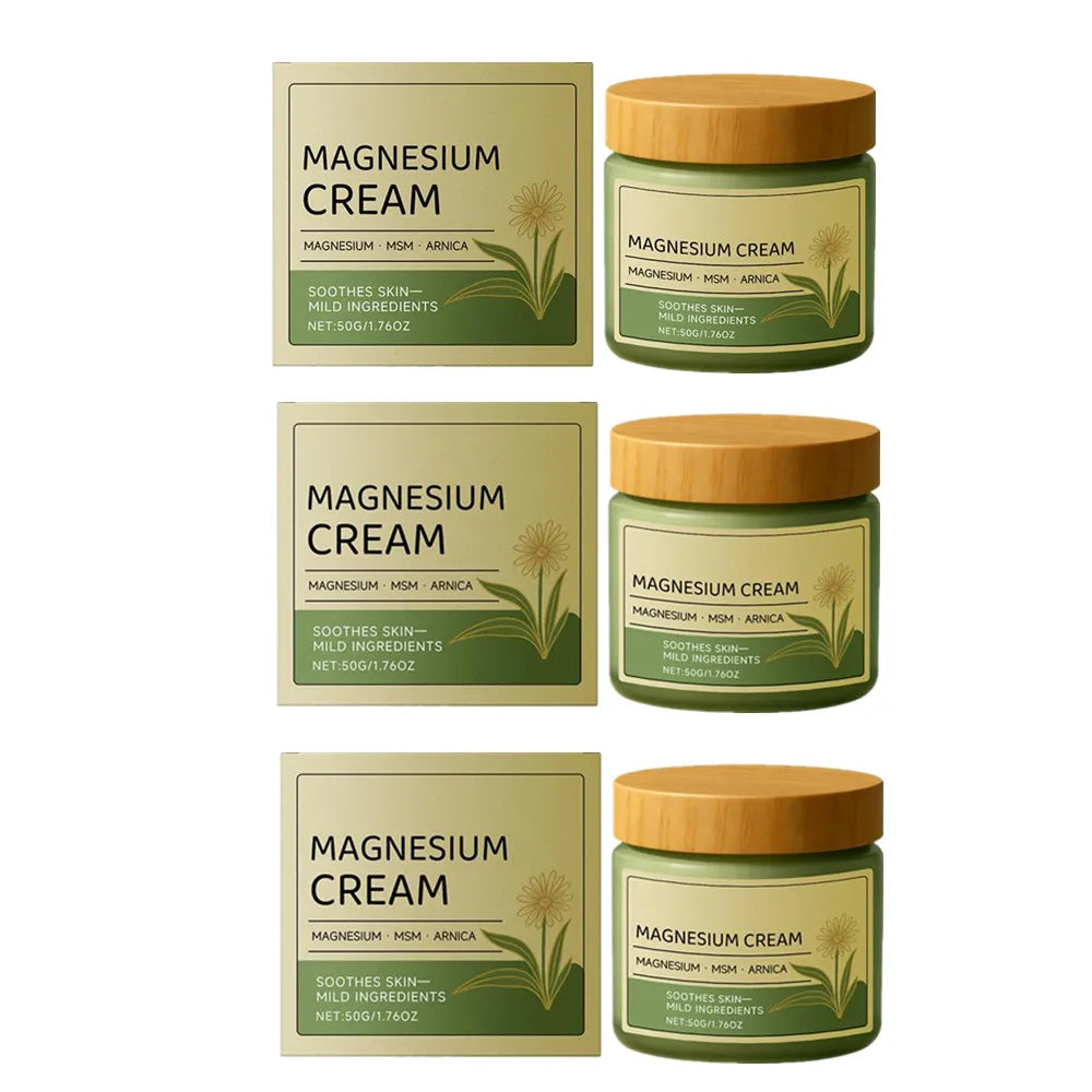 Magnesium Soothing Body Cream - Deep Moisturizing Muscle & Joint Comfort Cream for All Skin Types