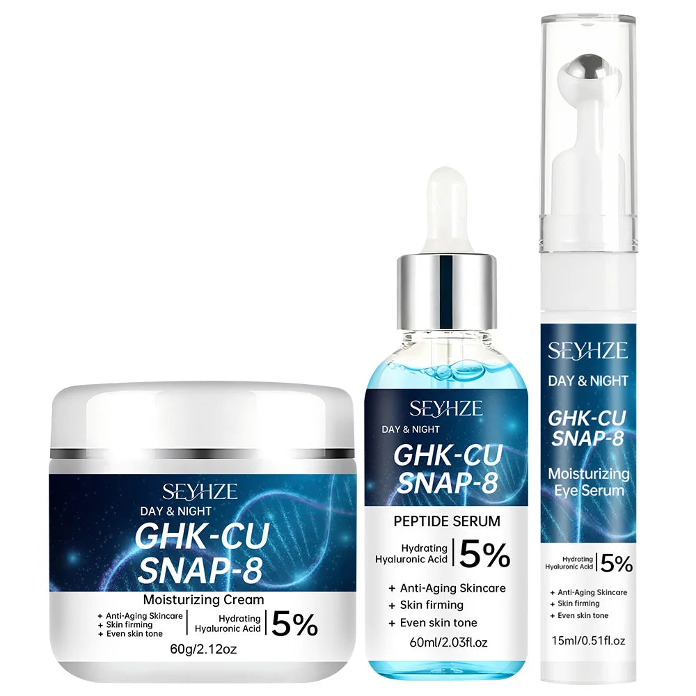 SEYHZE Facial Skincare Kit - Eye Essence, Moisturizing Cream & Serum for Deep Hydration, Skin Firming & Even Tone
