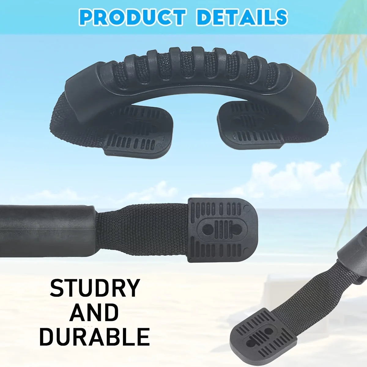 2-Piece Kayak Carrying Handle Set – Durable Hardware Accessories for Kayak Boat Handles