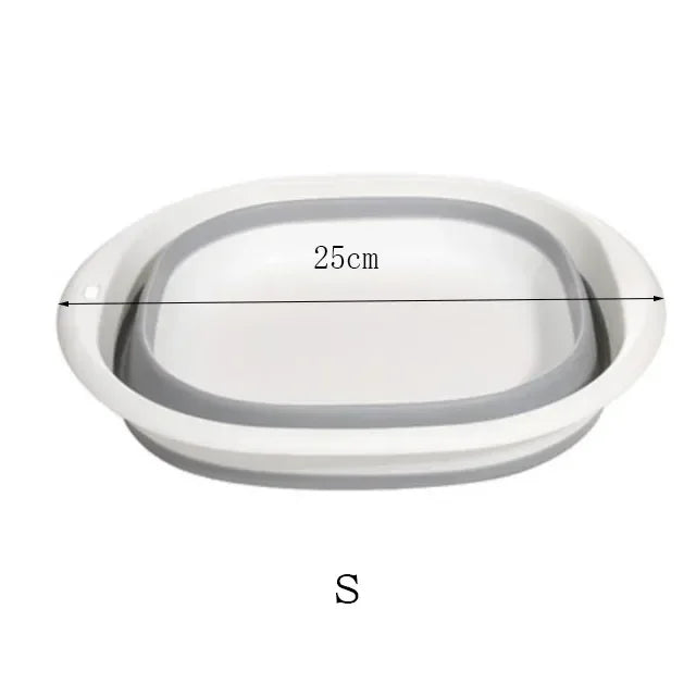 Portable Plastic Folding Wash Basin β Laundry Tub & Bath Basin for Adults and Babies, Kitchen & Bathroom Accessory