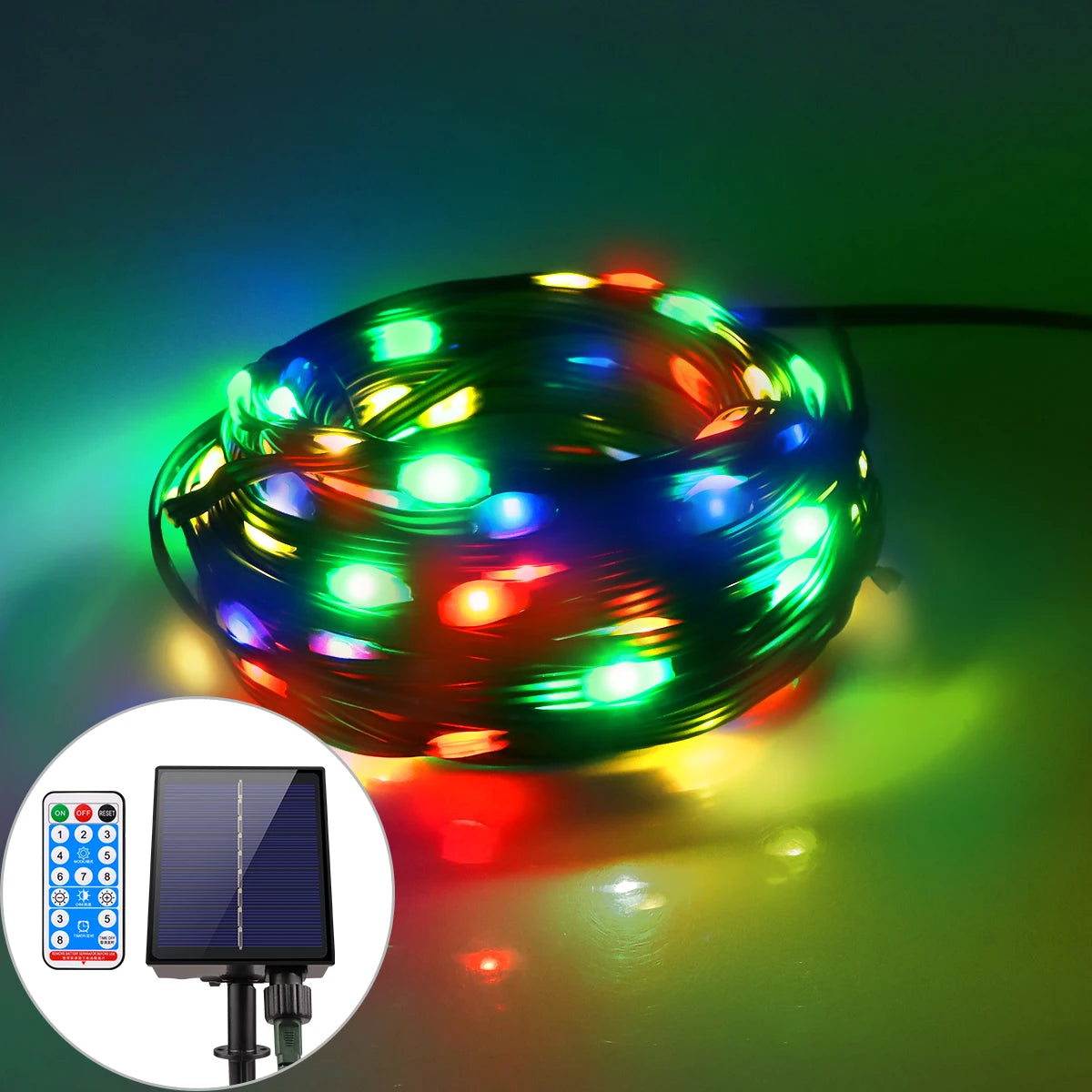 100M Solar LED Fairy String Lights β Waterproof Outdoor Christmas Garland Lights for Garden & Patio Decor