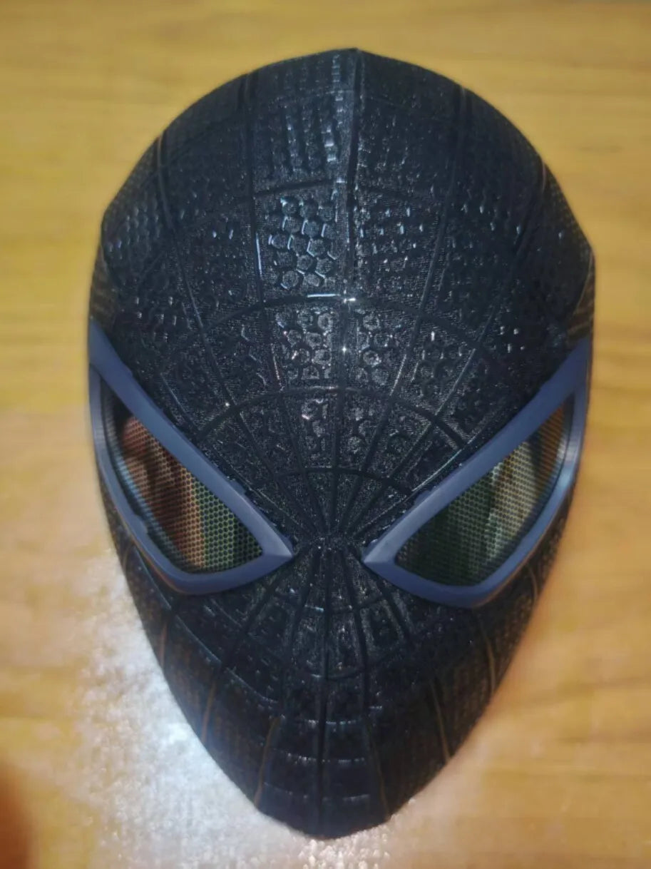 Magnetic Spider-Man Lens Mask - Garfield Style Spandex Head Mask for Cosplay, Collectors & Fans