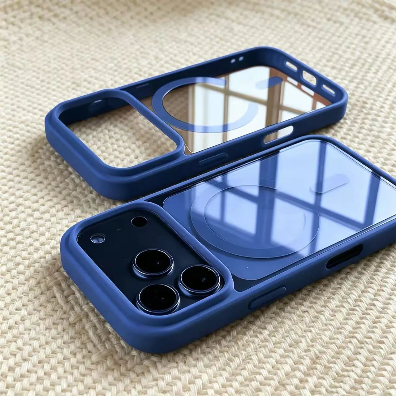 MagSafe Clear Phone Case - Transparent Acrylic Wireless Charging Cover for iPhone 12-17 Pro Max, Plus & Air