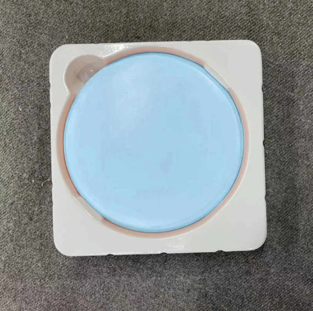 Personalized LED Makeup Mirror - Small Folding Double-Sided Compact Pocket Mirror for Women, Pink & White