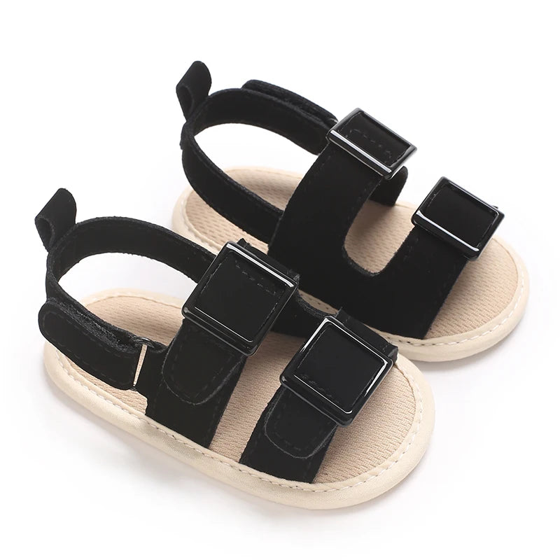 Infant Boy Pre-Walker Sandals - Breathable Soft Sole Casual Walking Shoes for 0β1 Year