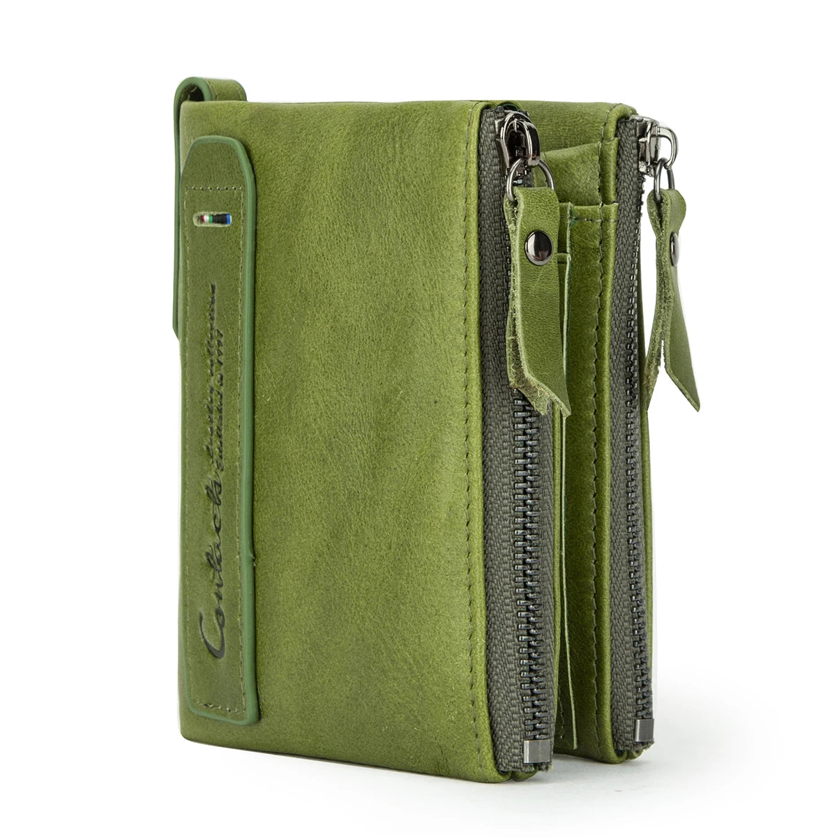 CONTACT'S Genuine Leather Short Wallet for Women β Luxury Designer Card & Coin Holder, Mini Money Clip Wallet with Free Shipping