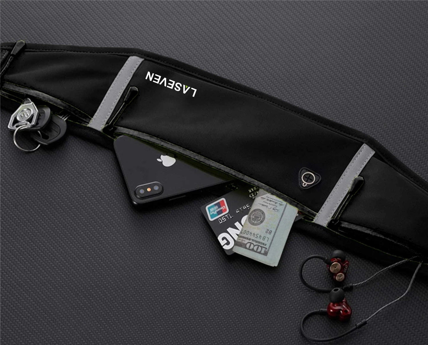 Large Waterproof Running Waist Bag: Sports Mobile Phone Pouch for Jogging, Gym, Fitness - Essential Sport Accessory