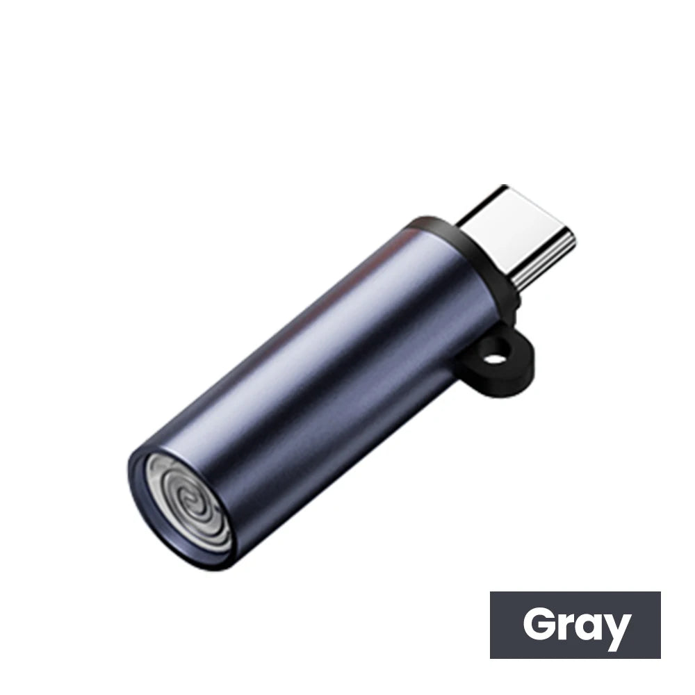 Type C Mini Cigarette Lighter - USB-C Blow-to-Ignite Auto Shut-Off Outdoor Safety Adapter for iPhone 17