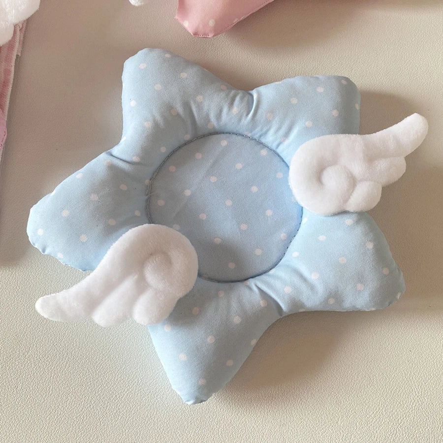 Cute Polka Dot Insulated Coaster - Thick Star Wings Cotton Cup Mat with Non-Slip Design for Home Decor