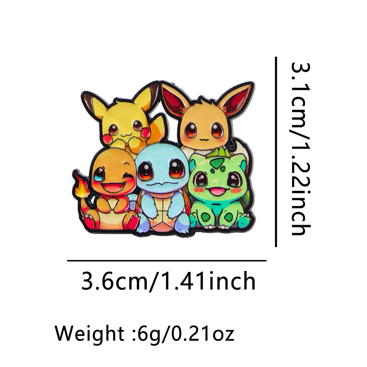 Cute Cartoon Animal Enamel Pins - Anime Figure Brooches for Backpacks, Clothing & Gifts