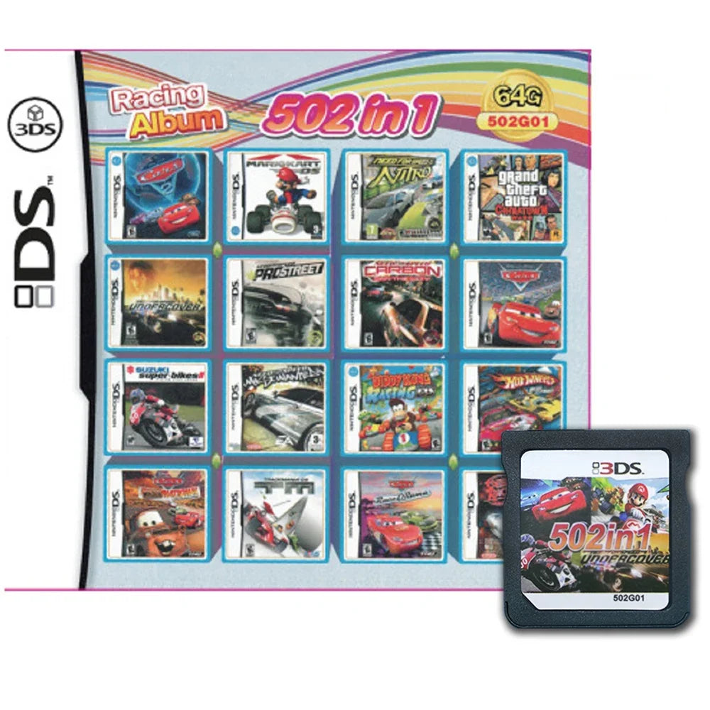 4300-in-1 Compilation DS/NDS/3DS/NDSL Game Cartridge – R4 Video Game Handheld Player