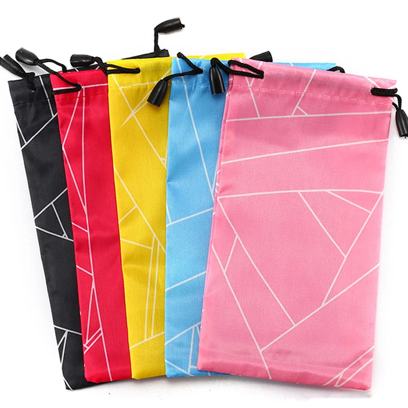 10-100PCS Soft Microfiber Sunglasses Bags – Waterproof Eyewear Pouch Dustproof Glasses Storage Case
