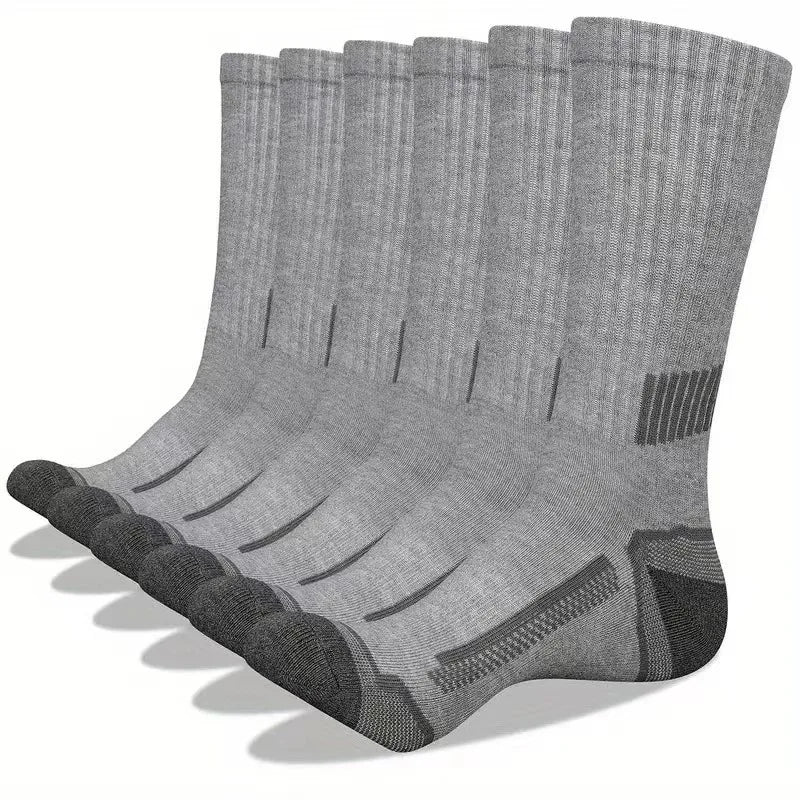 Men’s Athletic Sports Socks - 10 Pairs Breathable Crew Socks for Running, Basketball & Fitness