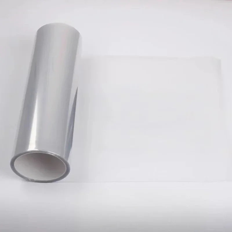 Smoke PVC Headlight Tint Film - Transparent Black Taillight Wrap & Protective Car Styling Film 30x200cm