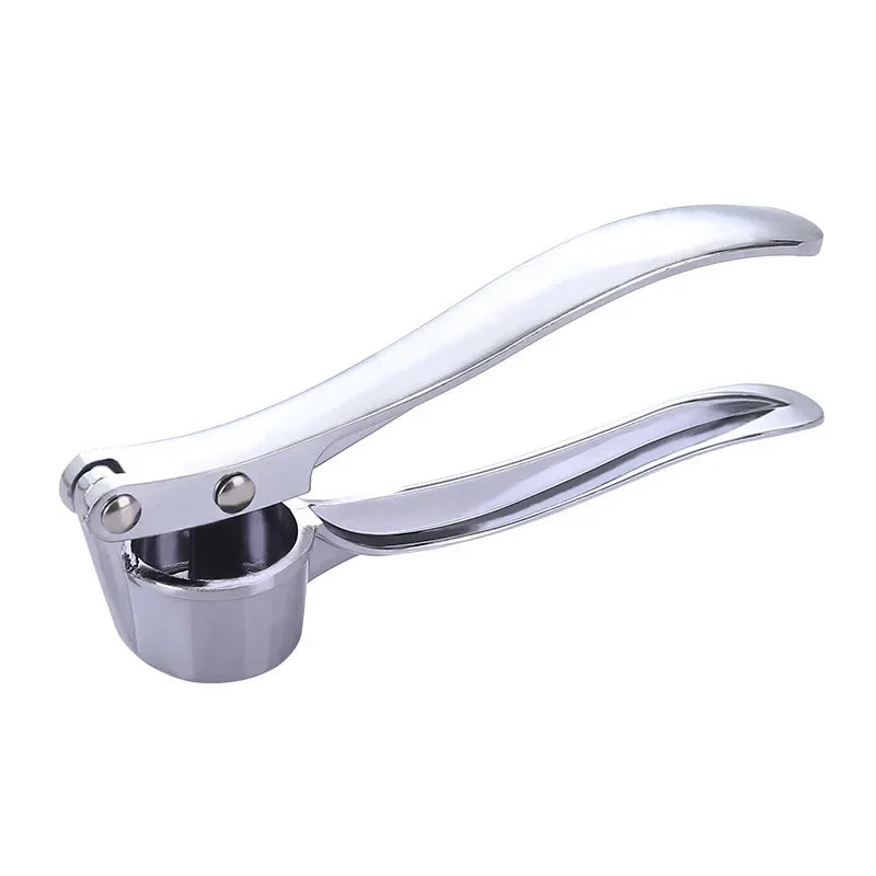 Stainless Steel Garlic Smasher – Manual Press and Grinding Tool for Kitchen | Essential Kitchen Gadgets and Accessories