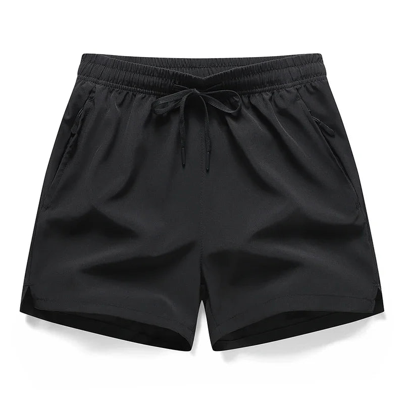 Men’s Ice Silk 3/4 Sports Shorts – Lightweight Quick Dry Running & Fitness Casual Sweat-Absorbing Outdoor Training Pants
