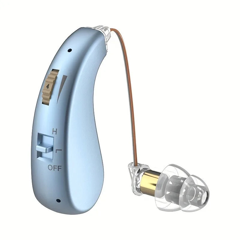 2025 Rechargeable Mini Hearing Aid – Adjustable Tone RIC Device for Elderly & Deaf, Portable Speaker Option