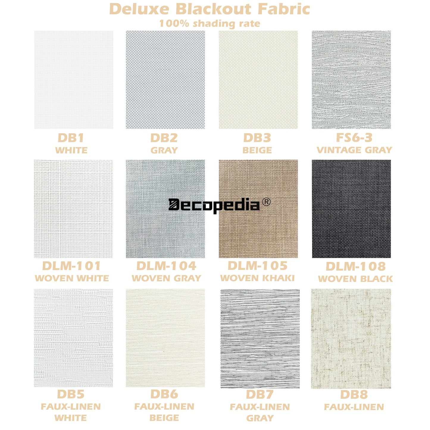 Decopedia No-Drill Motorized Roller Blinds – Blackout Day & Night Smart Window Shades for Bedroom
