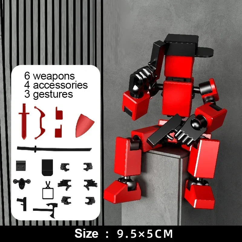 Multi-Jointed Movable Shapeshift Robot 3.0 β 3D Printed Action Model Doll Toy & Christmas Gift