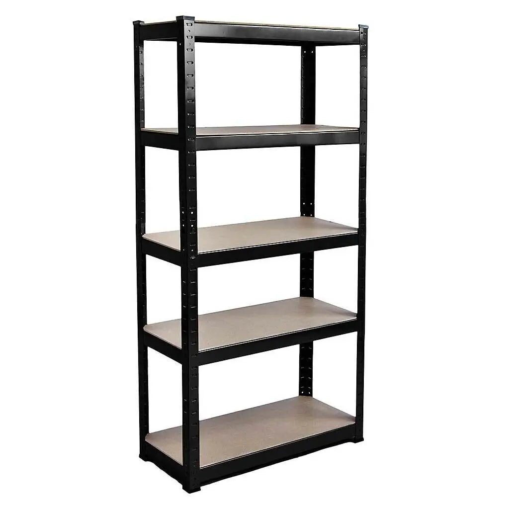 60"x28"x12" Heavy Duty 5-Tier Metal Storage Shelf Unit – Boltless Design, Easy to Assemble
