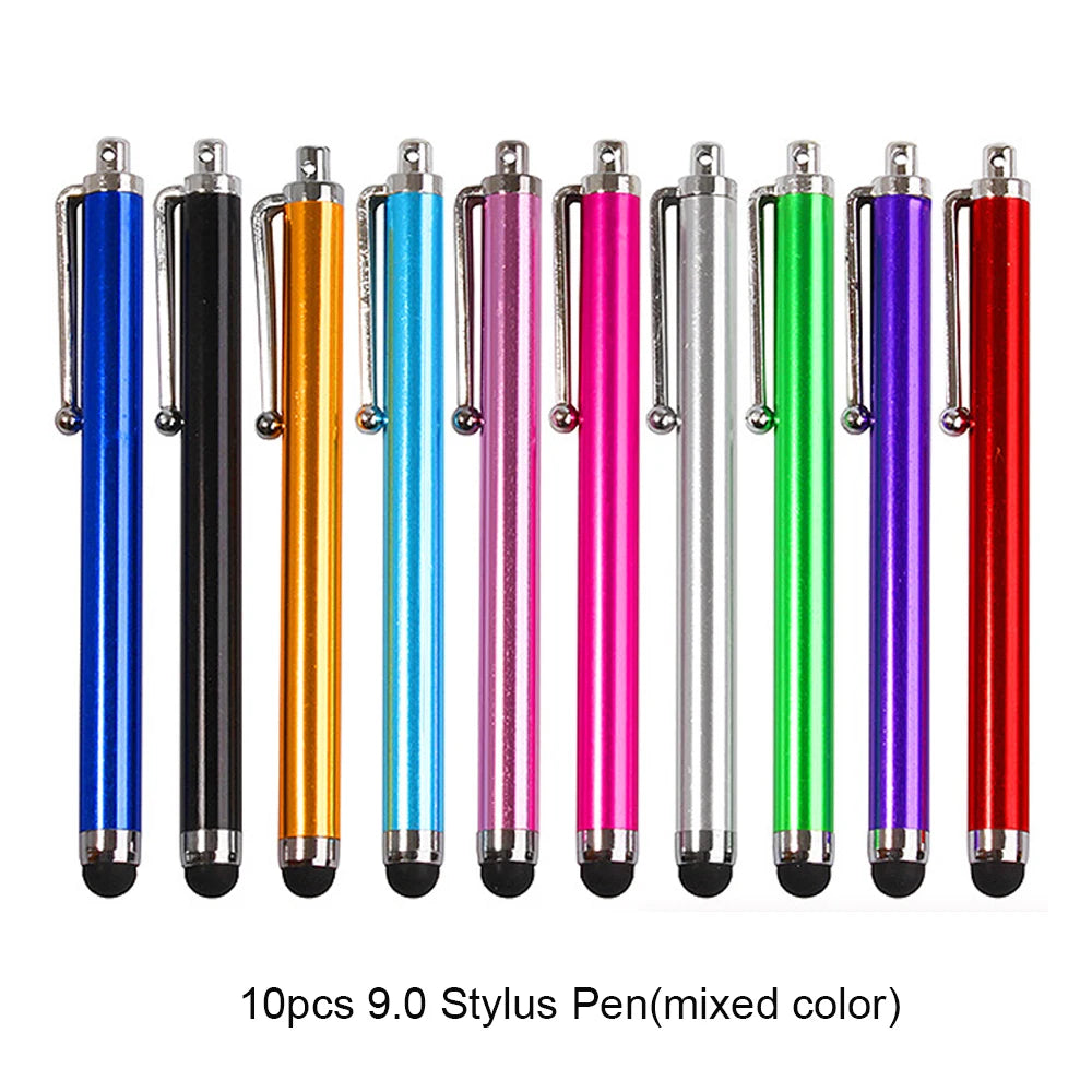 10pcs Universal Stylus Pens - Touch Screen Drawing Pencils for iPad, iPhone, Android & Tablets