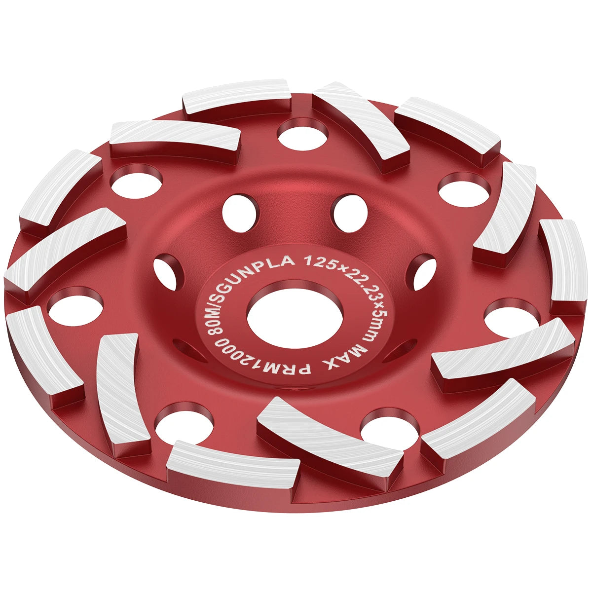 5-Inch Diamond Grinding Cup Wheel – Abrasive Sanding Disc for Angle Grinder, Wear-Resistant Concrete & Stone Polishing Tool
