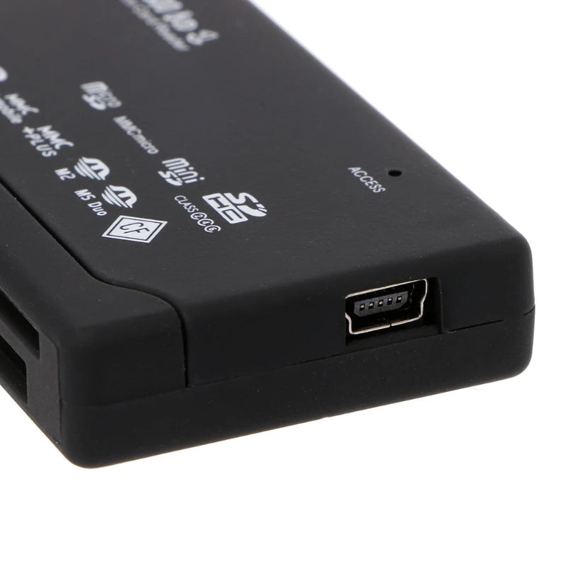 7-in-1 All-In-One Memory Card Reader β External USB, Supports SDHC, M2, MMC, XD, CF β Flash Memory Card Reader and Writer