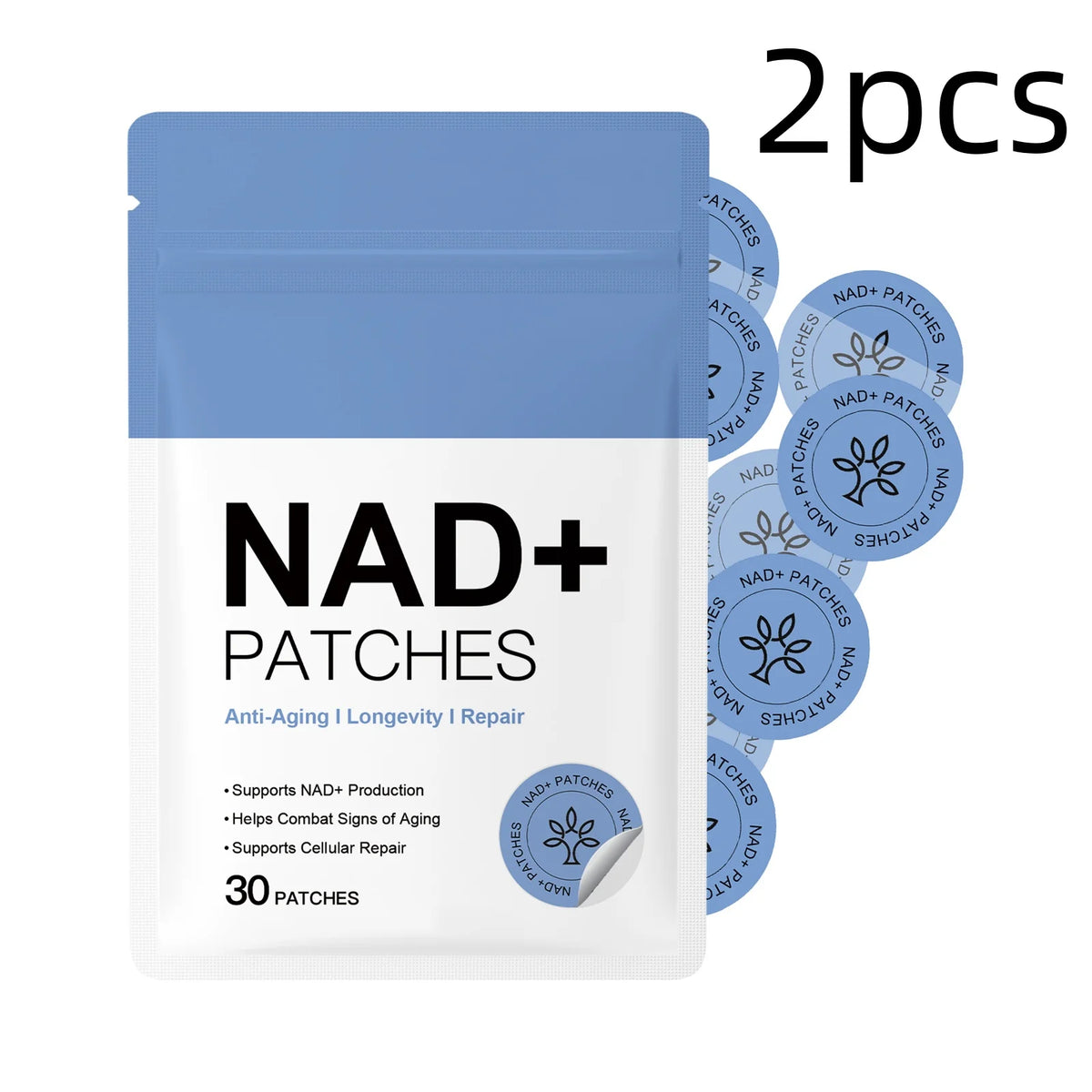 NAD+ Body Care Patches 30PCS - Lightweight, Breathable & Skin-Friendly Portable Body Management Patches
