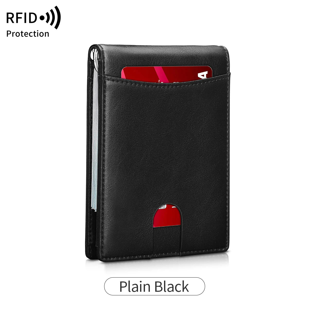 RFID Carbon Fiber Men’s Wallet — Ultra-Thin Mini Card Holder with 7 Slots