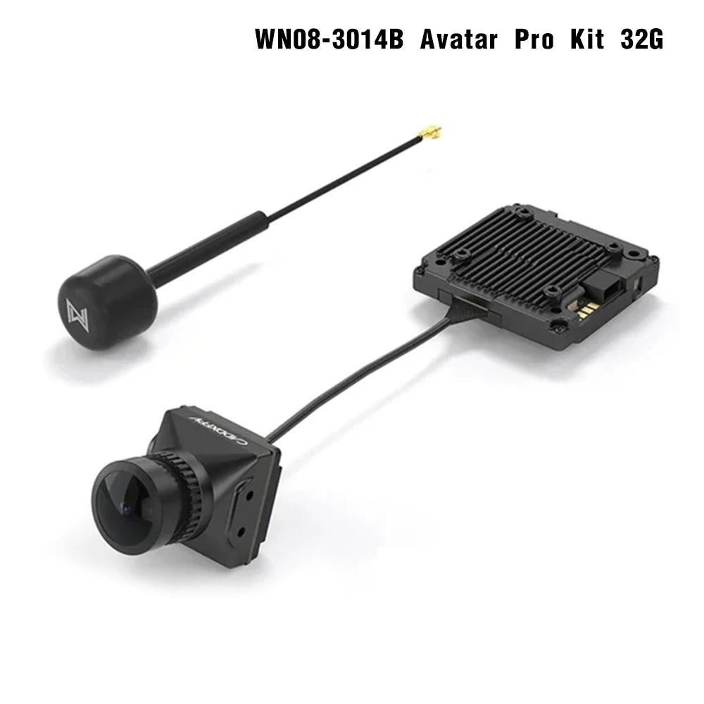 CADDX Walksnail Avatar HD Pro Kit V2 – FPV HD Kit with Gyroflow 8G/32G Camera for DJI